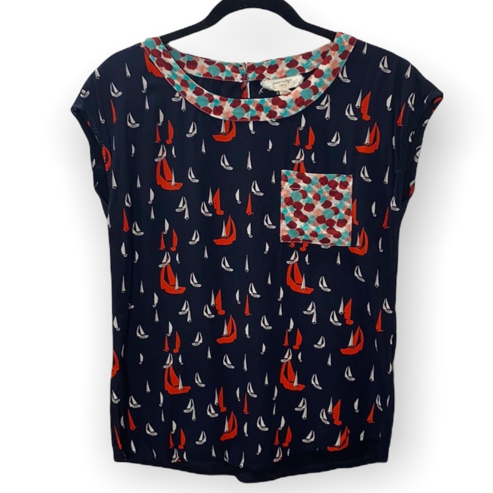 Anthropology Porridge clothing XS nautical theme top